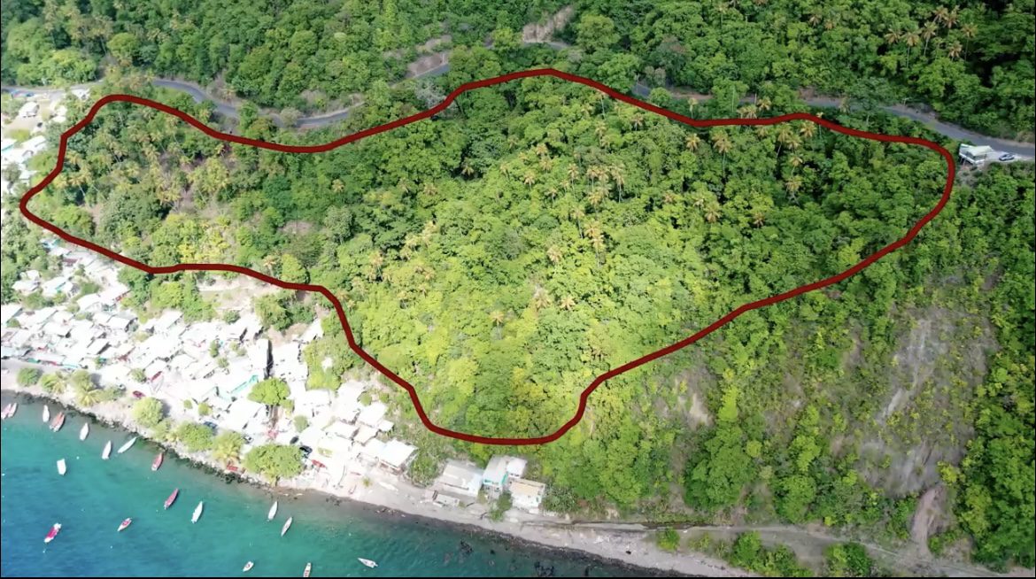 AN EXQUISTE LARGE PLOT OF LAND LOCATED IN SOUFRIERE FOR SALE