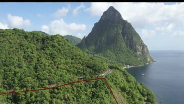 AN EXQUISTE LARGE PLOT OF LAND LOCATED IN SOUFRIERE FOR SALE