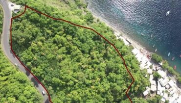 AN EXQUISTE LARGE PLOT OF LAND LOCATED IN SOUFRIERE FOR SALE