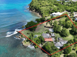 BEACHFRONT HOUSE AND LAND FOR SALE, CAP ESTATE, SAINT LUCIA