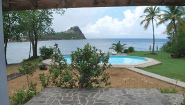 BEACHFRONT HOUSE AND LAND FOR SALE, CAP ESTATE, SAINT LUCIA