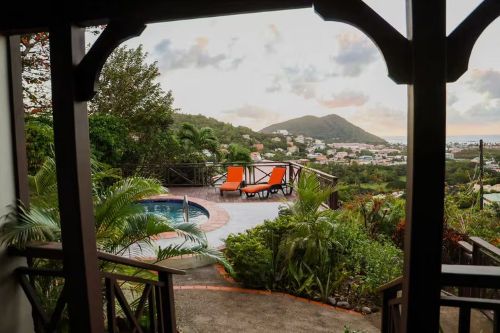 HOUSE WITH MARINA AND POOL VIEW FOR SALE LOCATED AT BONNE TERRE, SAINT LUCIA