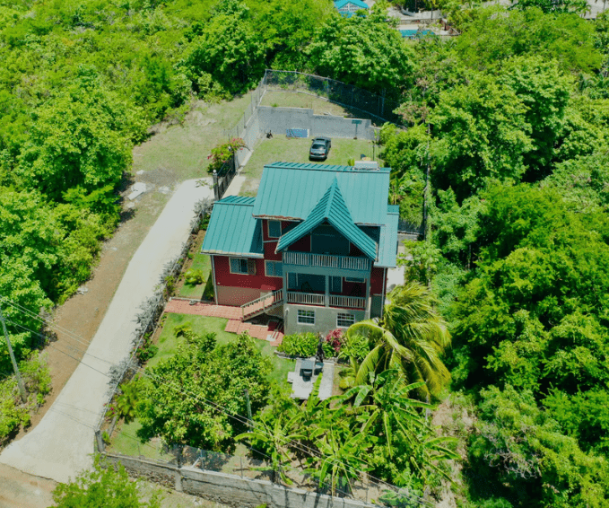 HOUSE FOR SALE LOCATED AT CAS EN BAS, GROS ISLET, SAINT LUCIA