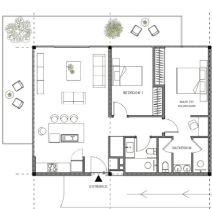 SUNSETS RESIDENCES 2-BED APARTMENT FOR SALE AT A’ ILA RESORTS