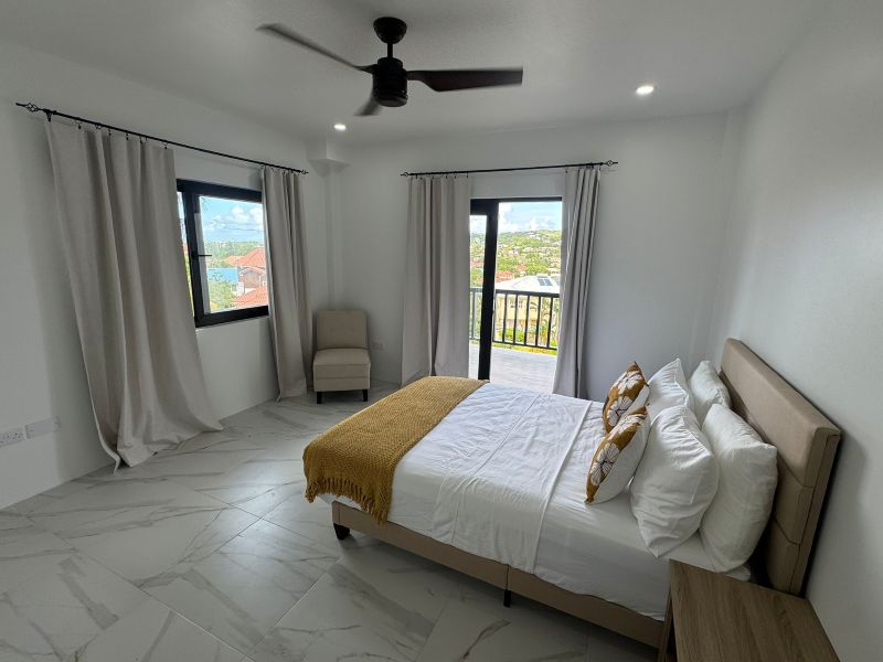 MODERN 1-BED APARTMENT FOR RENT LOCATED AT RODNEY HEIGHTS, GROS ISLET, SAINT LUCIA