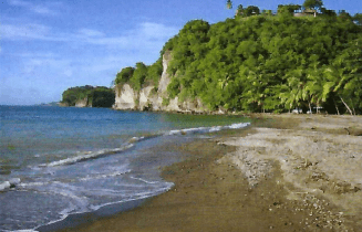BEACH FRONT PROPERTY FOR SALE ON THE SOUTH WEST COAST OF SAINT LUCIA