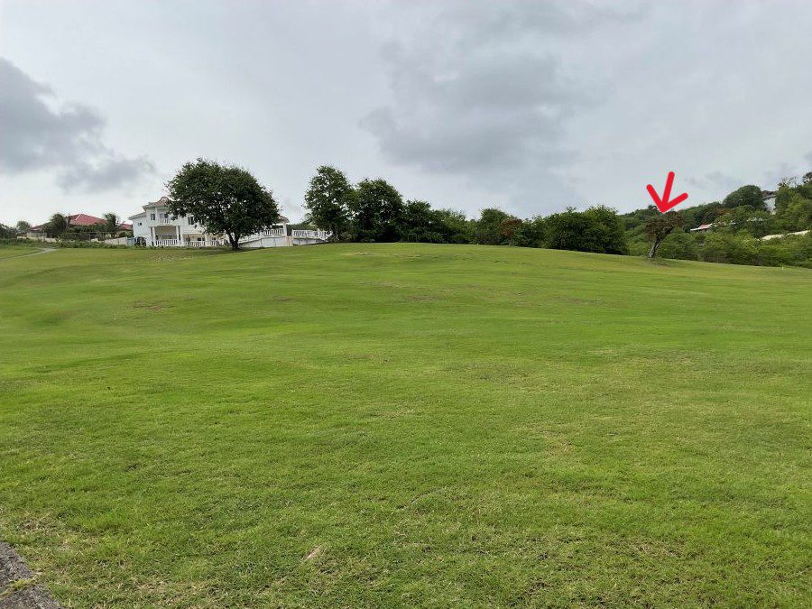 PLOT OF LAND FOR SALE BORDERING THE GOLF COURSE LOCATED AT CAP ESTATE, ST. LUCIA