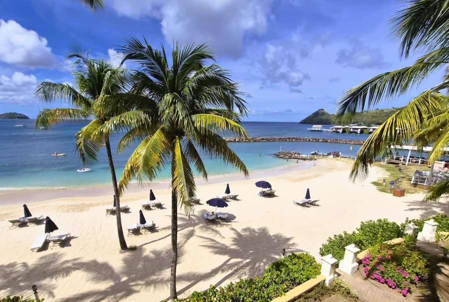 THE LANDINGS 2-BED APARTMENT FOR SALE LOCATED AT PIGEON POINT, SAINT LUCIA
