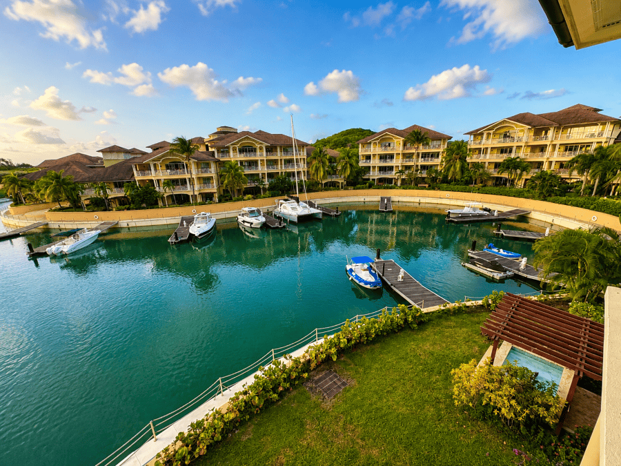LUXURY 2-BED MARINA VIEW APARTMENT FOR SALE LOCATED AT THE LANDINGS RESORT, PIGEON POINT, SAINT LUCIA